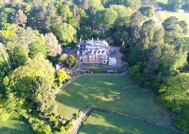 5 day silent retreat 2020 venue from the air